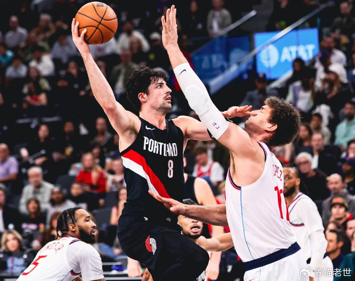 快船终结五连胜遭开拓者复仇 阿夫迪亚准三双助